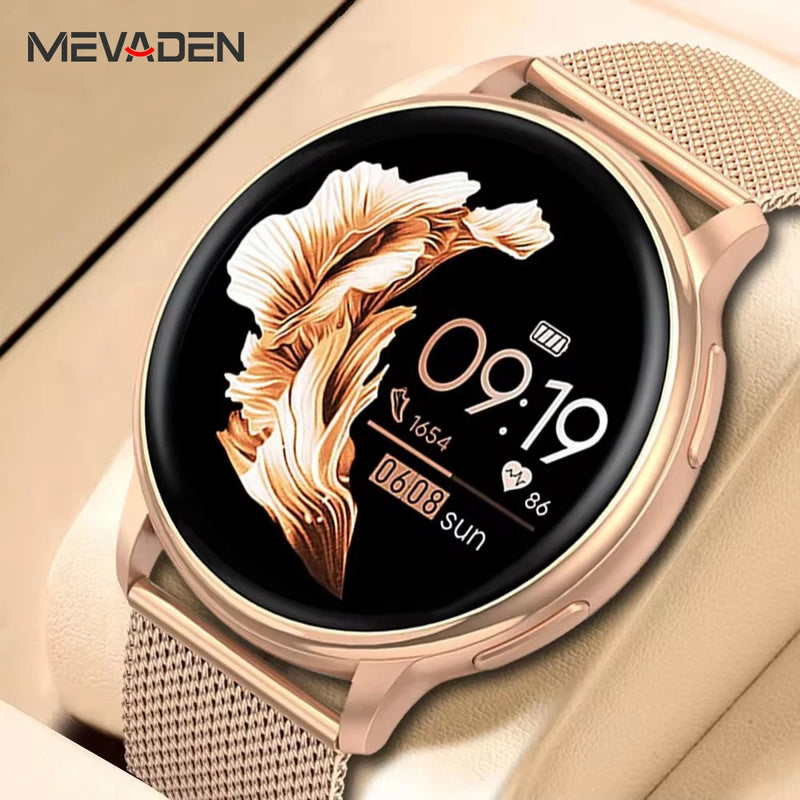 Smartwatch MEVADEN (Bluetooth e Mostrador Personalizável) – Monitor Desportivo e Batimentos Cardíacos (Brilhare)